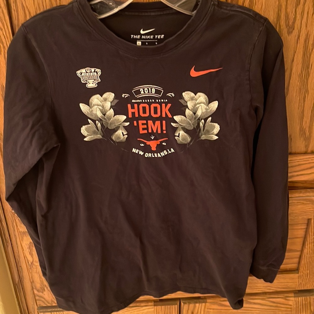 Nike UT Austin Longhorns Youth Size Large 2019 Sugar Bowl Long sleeve T